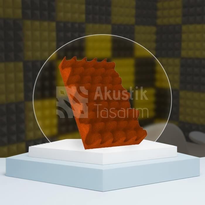 Renkli Akustik Süngerler Ses Yalıtım Malzemesi