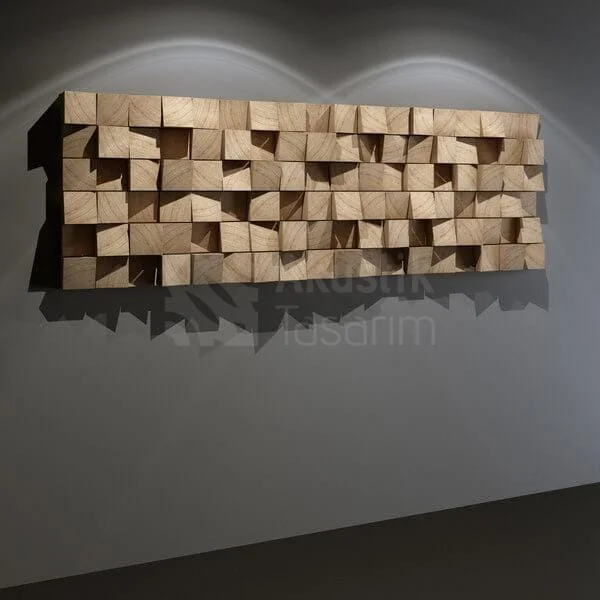 Akustik Difüzör Panel uygulaması