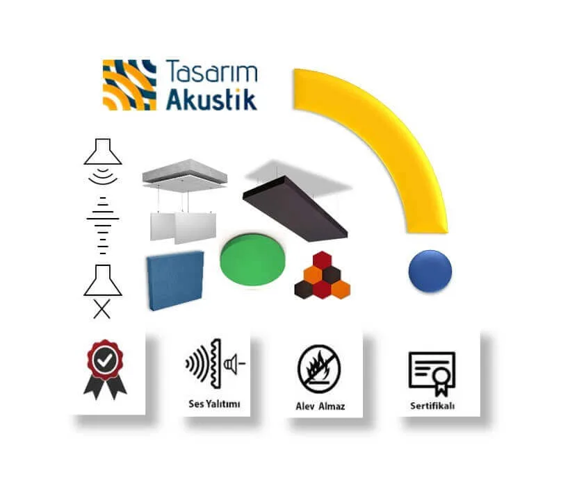Akustik Tavan - Profesyonel ses yalıtım malzemesi ürün görseli