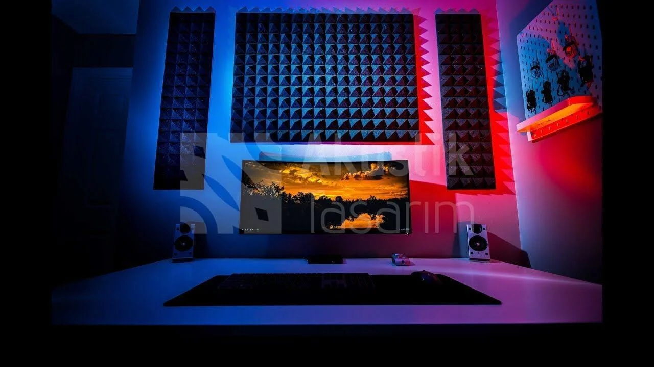 Akustik Piramit Sünger Uygulaması