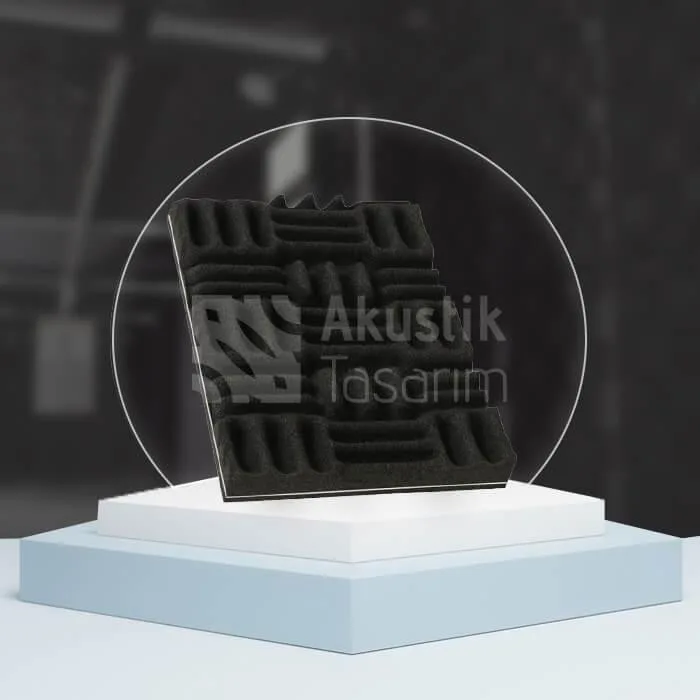 Bariyerli Akustik Labirent Sünger - Profesyonel ses yalıtım malzemesi ürün görseli