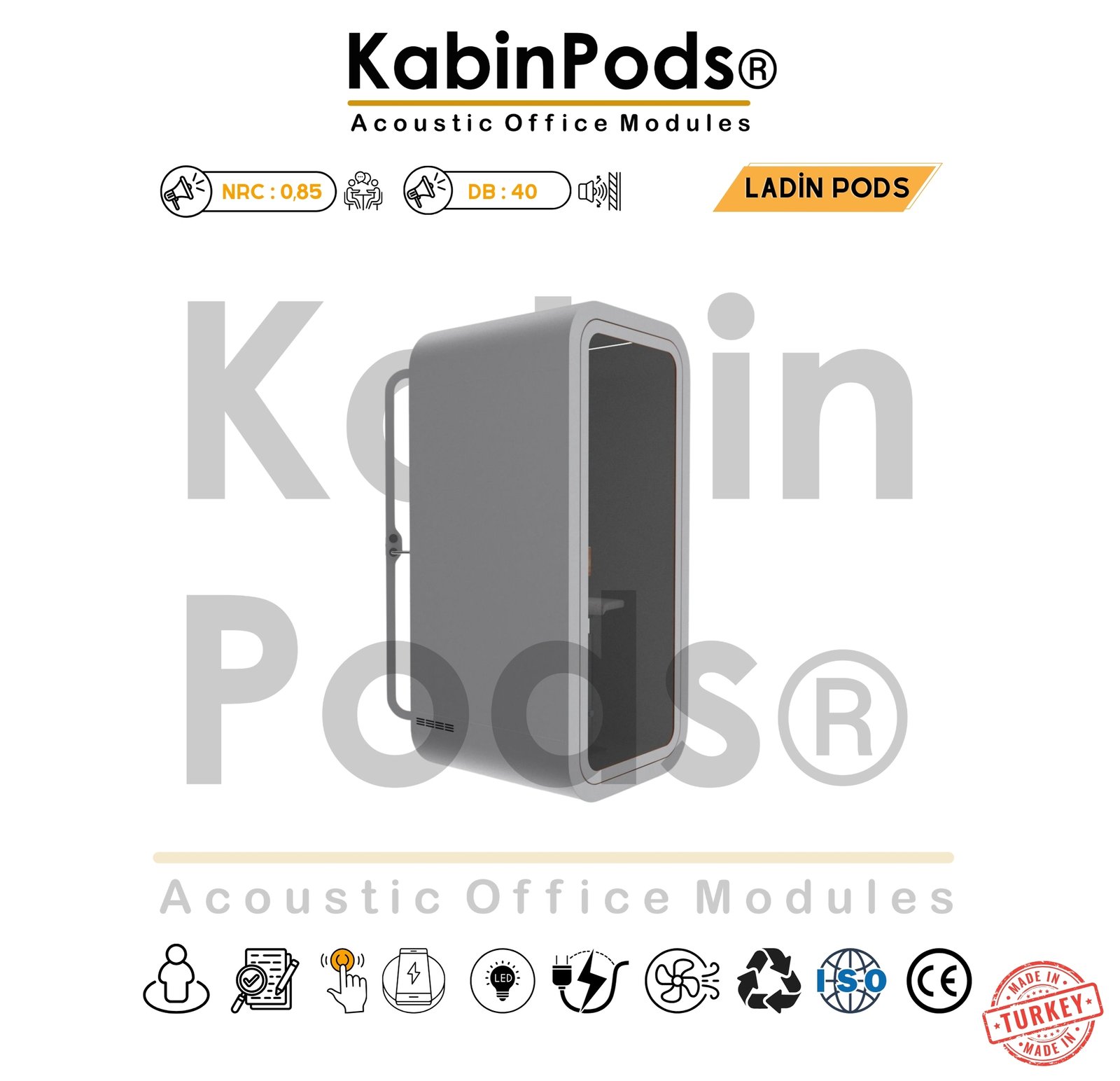 Akustik Telefon Kabini