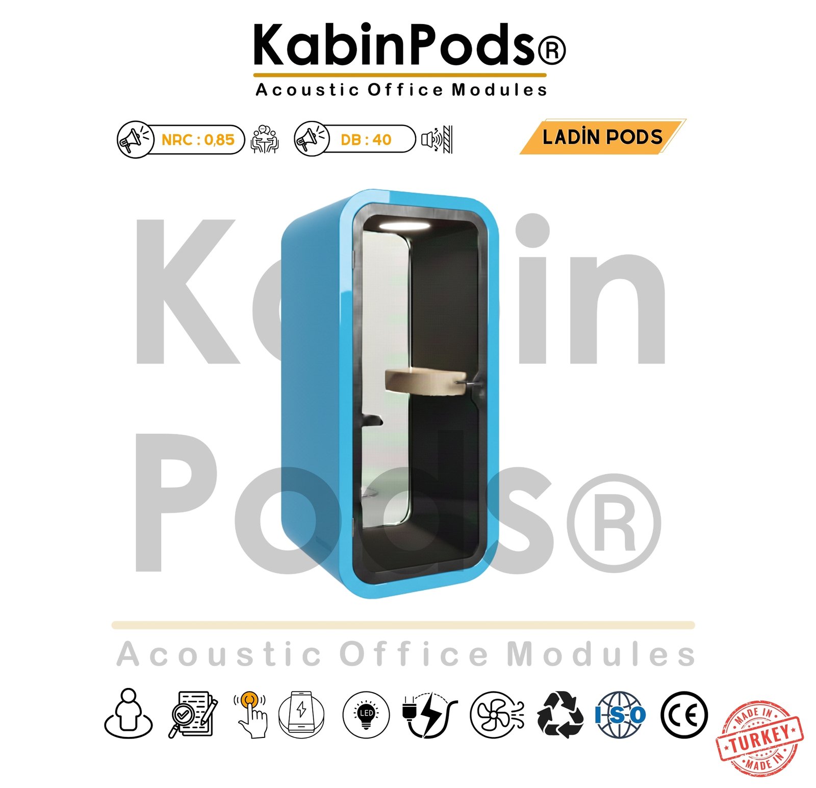 Akustik Yalıtımlı Kabin