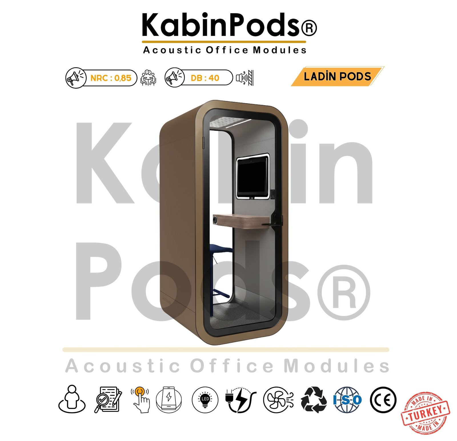 Akustik Ofis Kabini Fiyatları