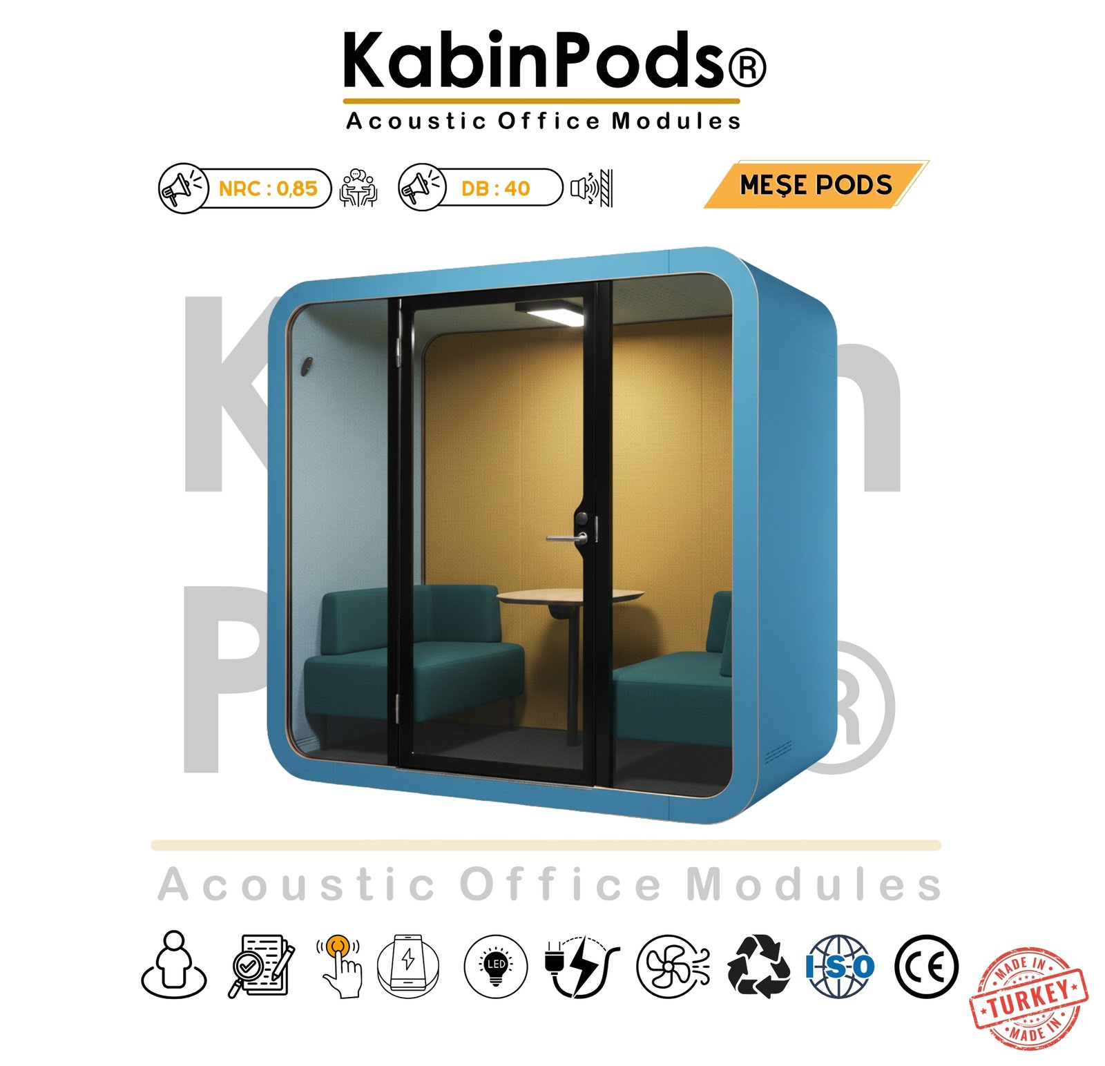 Akustik Toplantı Kabini Modelleri