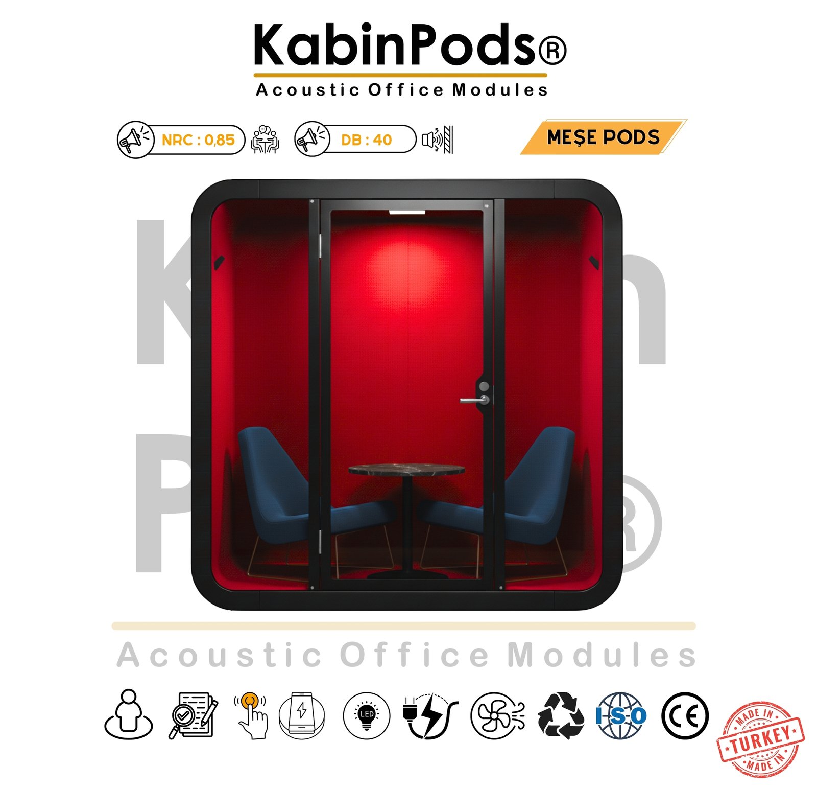 Ofis Toplantı Kabini İç Renkleri