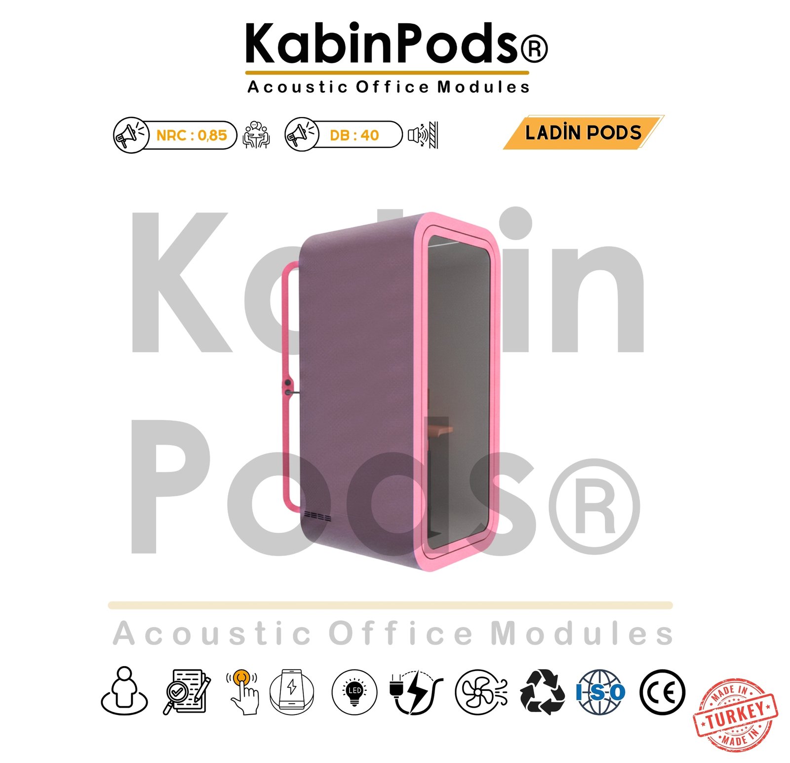 Ofis Telefon Kabini Renkleri