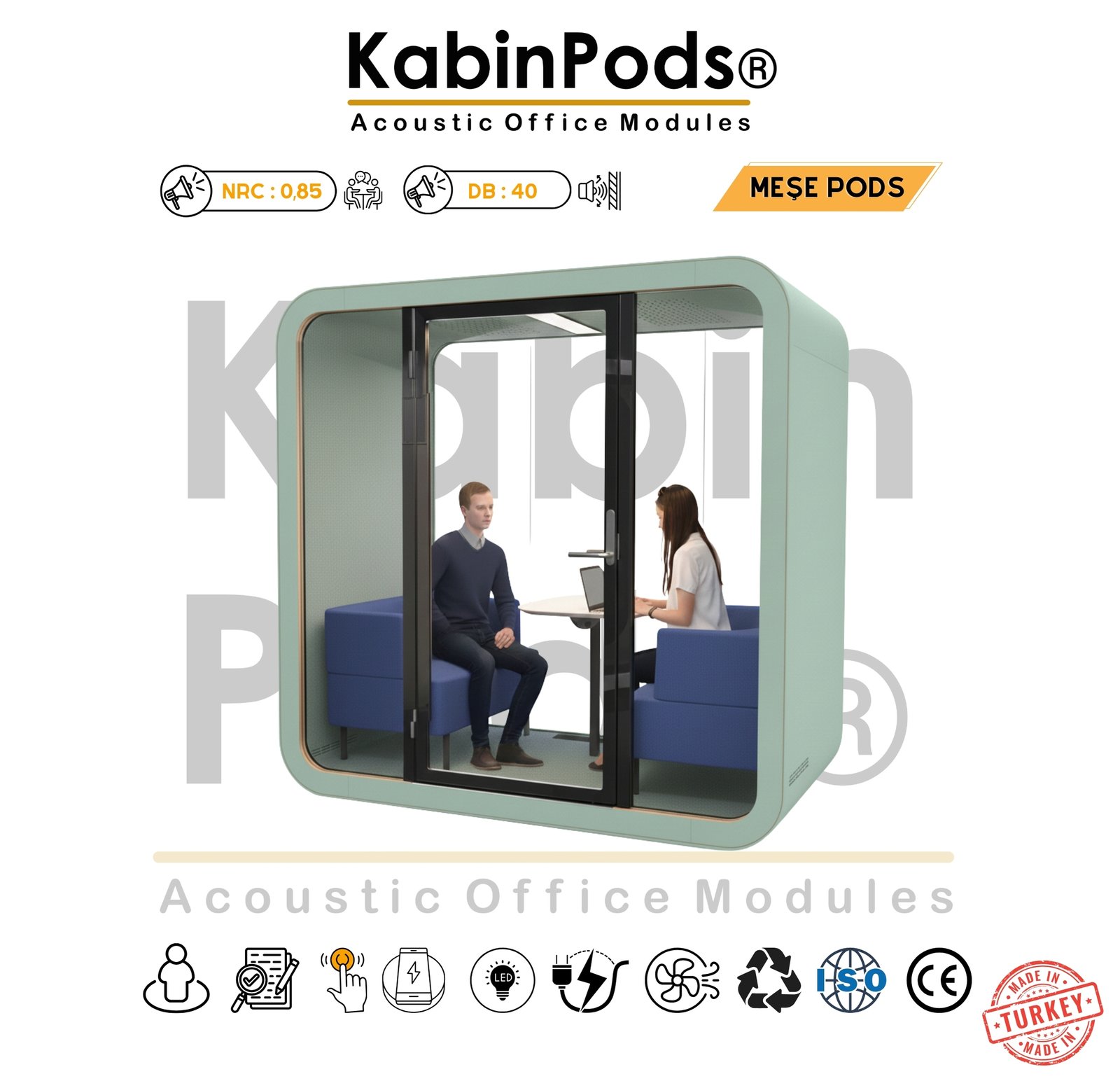 Akustik Ofis Toplantı Kabini