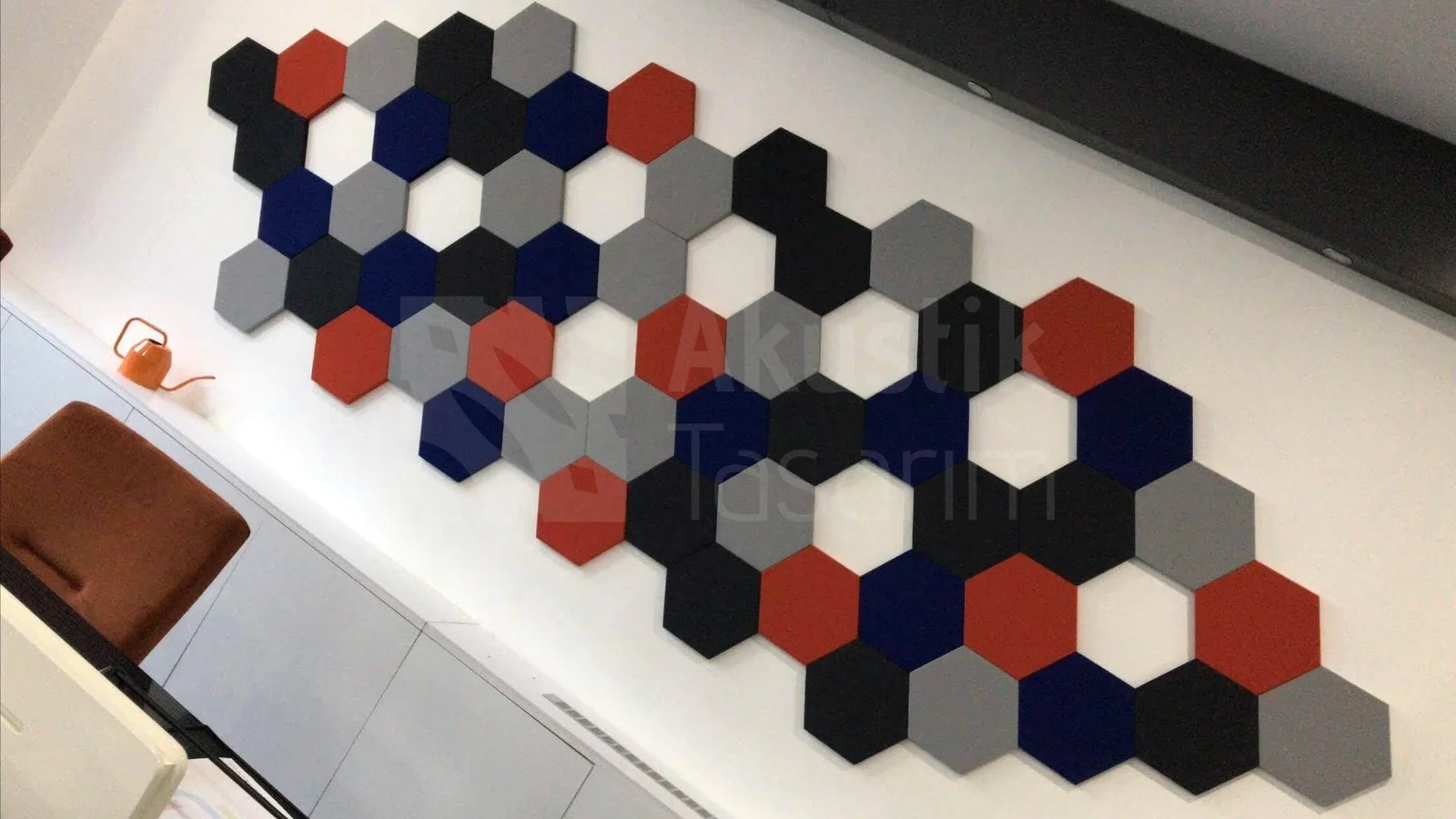 Camyünü dolgulu akustik panel