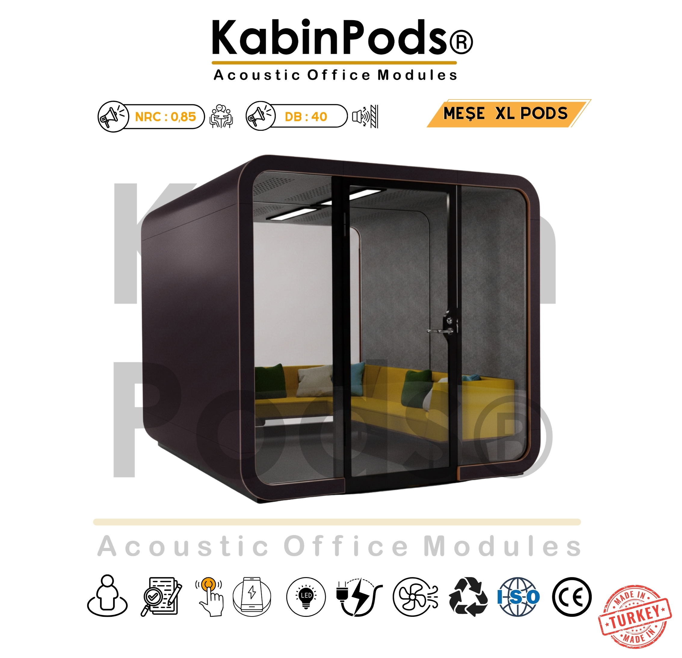 Akustik Kabin ve Toplantı Kabinleri