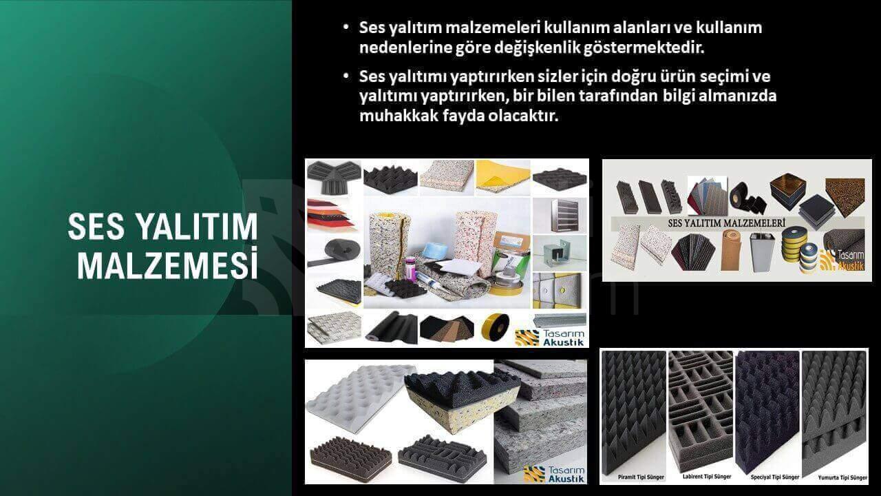 Ses Yalıtım Malzemesi