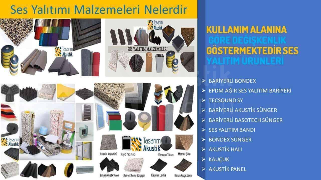 Ses Yalıtımı Malzemeleri Nelerdir